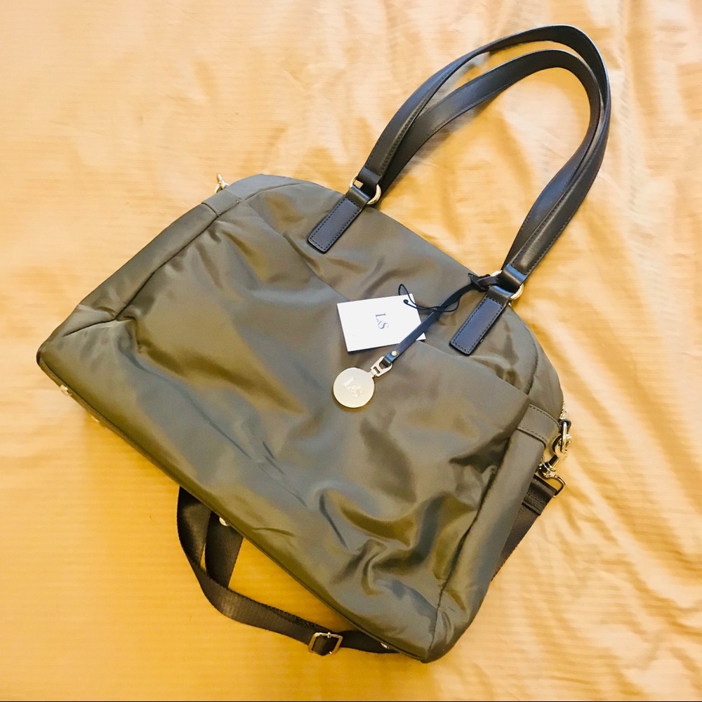 Lo & Sons O.M.G. Bag - Green/Gold